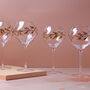 G Decor Set Of Four Wild Vine Hand Painted Gin Glasses Inspired By Nature, thumbnail 2 of 5