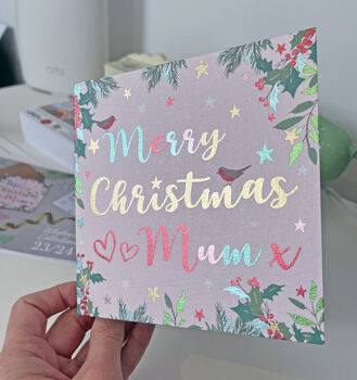 Superstar Christmas Mum Card, 2 of 2