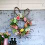 Large 43cm Easter Bunny Spring Easter Egg Wreath, thumbnail 3 of 8