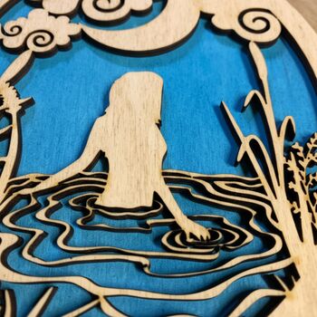 Wild Swimming Wooden Wall Plaque, 6 of 6