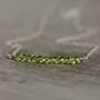 August Birthday Real Peridot Necklace, thumbnail 2 of 7