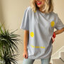 Keep Smiling Smiley Organic Cotton T Shirt, thumbnail 4 of 7