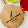 Personalised Round Wooden Pizza Board, thumbnail 3 of 9