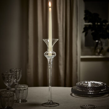 Somerton Tall Glass Candle Holder, 3 of 5