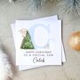 Personalised Christmas Card 'Blue Letter', thumbnail 1 of 3