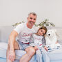 Personalised Grey Polar Bear Family Christmas Pyjamas, thumbnail 2 of 12