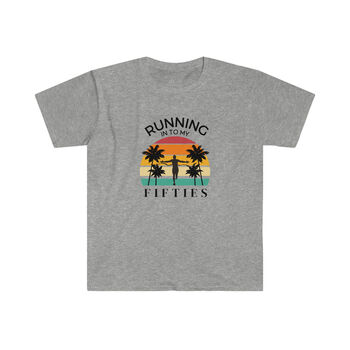 Running Into My 50s Birthday T Shirt, 3 of 4