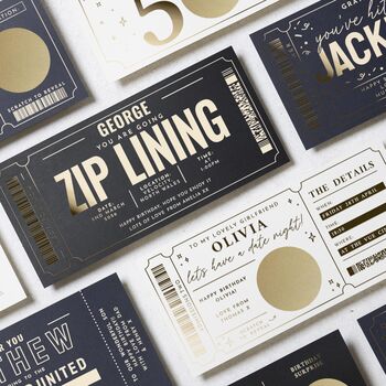 Personalised Zip Lining Birthday Gift Voucher, 9 of 9