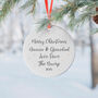 Merry Christmas Grandparents From The Bump Decoration M, thumbnail 1 of 5