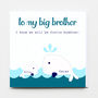 Big Sister / Big Brother Baby Greeting Card, thumbnail 2 of 4