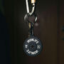 Gym Gift For Him Or Her Weight Plate Keyring, thumbnail 3 of 4