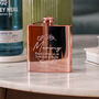 Personalised Floral Hip Flask Gift For Her, thumbnail 2 of 4