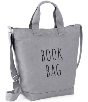 Personalised Any Text Canvas Tote Bag, 3 of 4