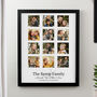 Personalised Family Black 12 Photo Frame Gift, thumbnail 1 of 6