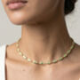 Nekomeishi Green Semi Precious Cats Eye Necklace, thumbnail 5 of 5