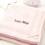 Luxury Baby Girl Pink And Grey Knitted Gift Box, thumbnail 10 of 12