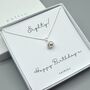 Sterling Silver 80th Birthday Necklace, thumbnail 1 of 2