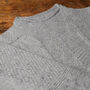 T Lab Alpina Donegal Wool Soft Grey Scottish Jumper, thumbnail 3 of 7