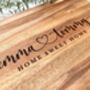 Personalised Wooden Chopping Board Home Sweet Home Gift, thumbnail 5 of 7