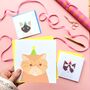 Birthday Cat Card, Multiple Breed Options, thumbnail 1 of 12