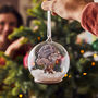 Hot Air Balloon First Christmas Baby Details Bauble, thumbnail 10 of 10