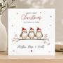 Family Of Three Christmas Card, Bird To Family Card, thumbnail 1 of 3