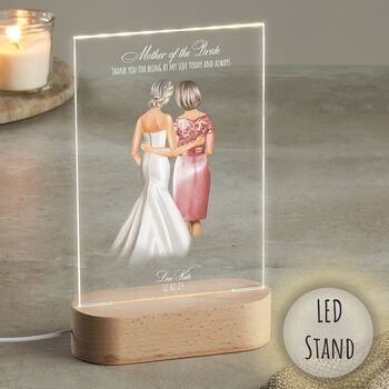 Mother Of The Bride Wedding Acrylic Plaque, 5 of 9