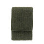 Luxury Melange Knit Throw In Khaki, thumbnail 3 of 3