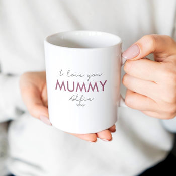 Personalised 'I Love You Mummy' Photo Mug, 3 of 5