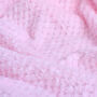 Personalised Pink Honeycomb Baby Blanket, thumbnail 3 of 8