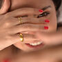 Diamond 9ct Yellow Gold Melissa Eternity Ring, thumbnail 5 of 7