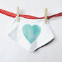 Personalised Heart Baby Vest, thumbnail 8 of 11