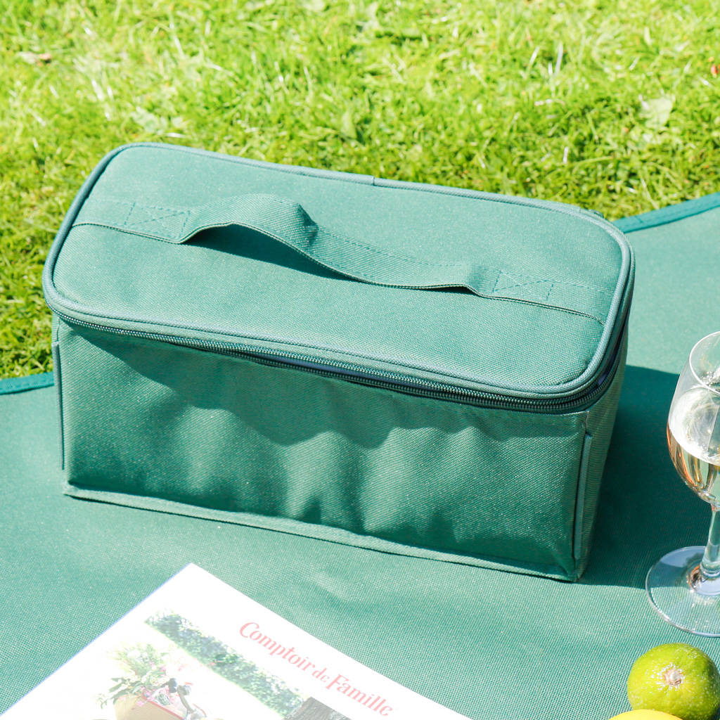 personalised luxury four person picnic basket by dibor