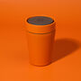 Circular And Co Travel Mug Made From Recycled Stainless Steel 8oz Sunrise Orange, thumbnail 1 of 8