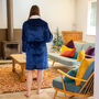 Super Soft Sherpa Style Dressing Gown, thumbnail 6 of 10
