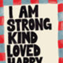 Affirmation Typography Print Multiple Colours Available, thumbnail 5 of 8