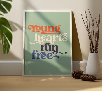 'Young Hearts Run Free', Song Lyrics Print, 2 of 8