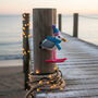 Handmade Felt Ski Gull Hanging Christmas Decoration, thumbnail 2 of 3