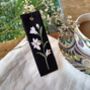 Hand Embroidered Lily Bookmark, thumbnail 1 of 7