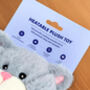 Heatable Soft Toy Plush Penguin, Cat Or Unicorn, thumbnail 5 of 9