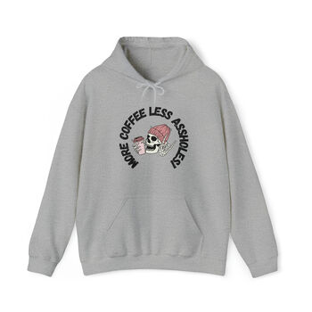 More Coffee Less Assholes Hoodie, 2 of 2