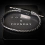 Men's Personalised Engravable Black Adjustable Leather Bracelet Single Clasp – Artisan Jewellery, thumbnail 1 of 9