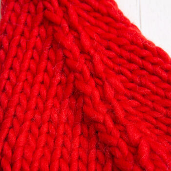 Children's Santa Hat Easy Knitting Kit, 5 of 10