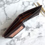 Men's Brown Leather Wallet With Rfid Protection, thumbnail 2 of 3