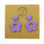 Flower Power Sixties Earrings, thumbnail 8 of 12