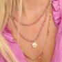 Arlene Gold Plated Gemstone Necklaces, thumbnail 1 of 7