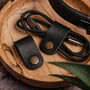 Personalised Leather Cable Tidy Organiser Medium, thumbnail 3 of 7
