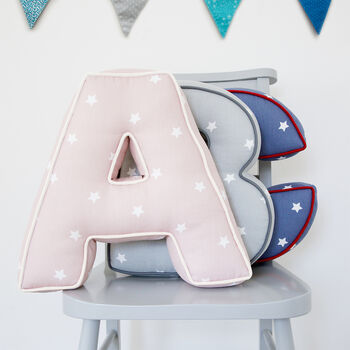 Personalised Star Letter Cushion, 3 of 8