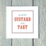 Personalised Custard Tart Card, thumbnail 2 of 2