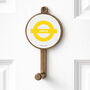 London Underground Station Tube Line Wall Coat Hooks, thumbnail 5 of 9